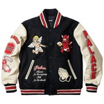 Thumbnail FALLEN ANGELS VARSITY JACKET NAVY one color