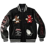 Thumbnail FALLEN ANGELS VARSITY JACKET BLACK one color