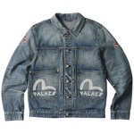 Thumbnail PALACE EVISU TYPE ONE DENIM JACKET STONE WASH one color