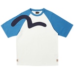 Thumbnail PALACE EVISU SEAGULL RAGLAN T-SHIRT OFF WHITE one color