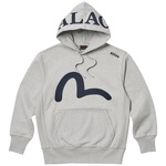 Thumbnail PALACE EVISU SEAGULL HOOD GREY MARL one color