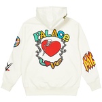 Thumbnail PALACE WWE LOVE HOOD WHITE one color