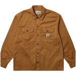 Thumbnail PALACE CARHARTT WIP LONGSLEEVE MASTER SHIRT HAMILTON BROWN one color