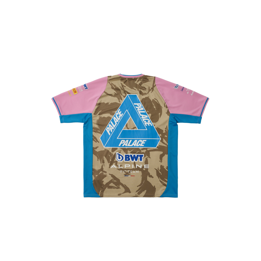 Thumbnail PALACE KAPPA FOR ALPINE DRIVER JERSEY DESERT CAMO one color
