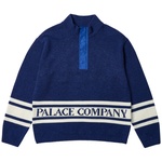 Thumbnail PALACE C.P. COMPANY FUNNEL NECK KNIT BRIGHT COBALT one color