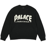 Thumbnail PALACE THRASHER KNIT BLACK one color