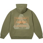 Thumbnail PALACE PORTER LOGO HOOD OLIVE one color