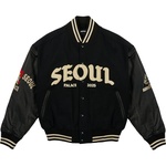 Thumbnail PALACE SEOUL VARSITY JACKET BLACK one color