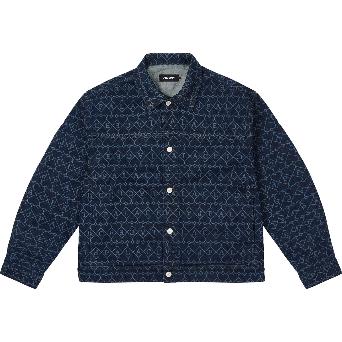 HEART DENIM JACKET INDIGO one color