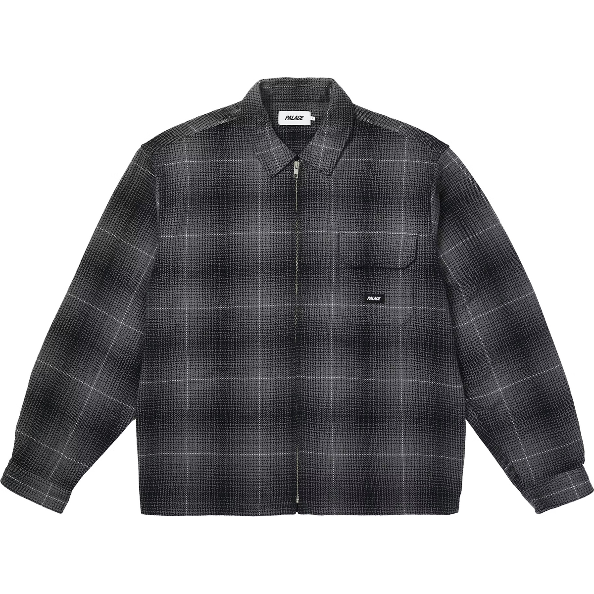 GHOST ZIP SHIRT BLACK one color