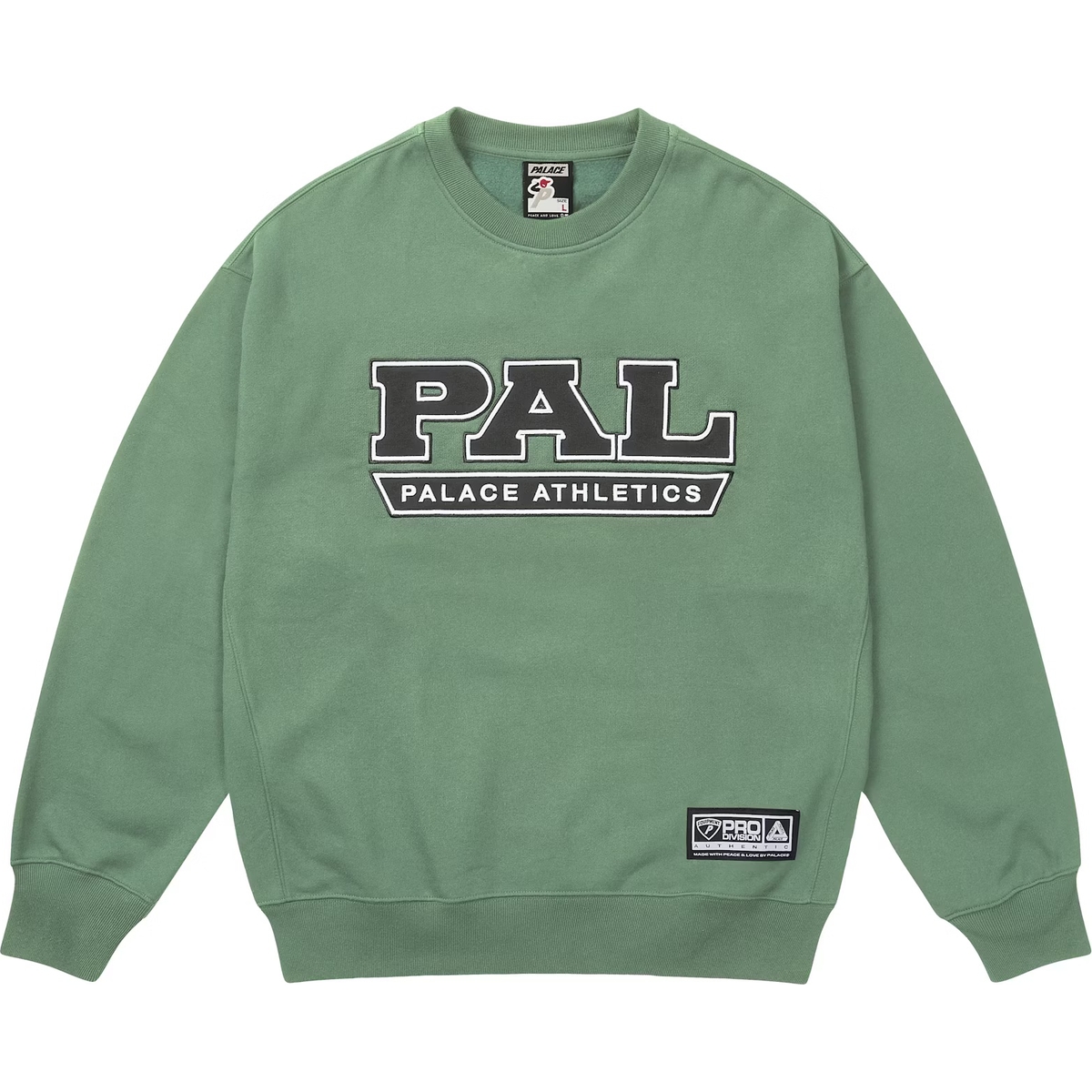 PAL ATHLETICS CREW RACEY GREEN one color