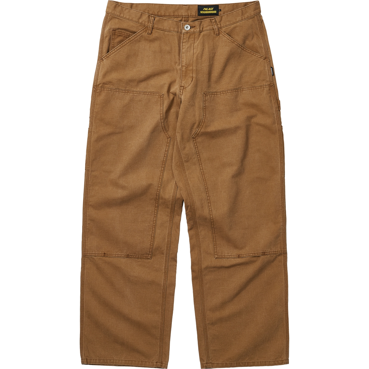 PALACE NEIGHBORHOOD DUCK PAINTER PANTS BROWN one color
