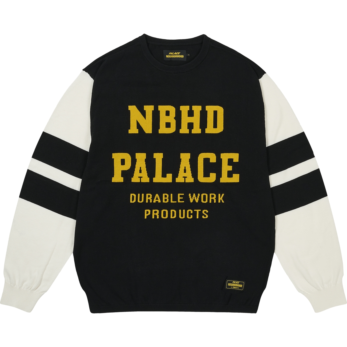 PALACE NEIGHBORHOOD KNITTED MOTO TOP BLACK one color