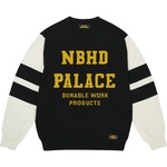 Thumbnail PALACE NEIGHBORHOOD KNITTED MOTO TOP BLACK one color