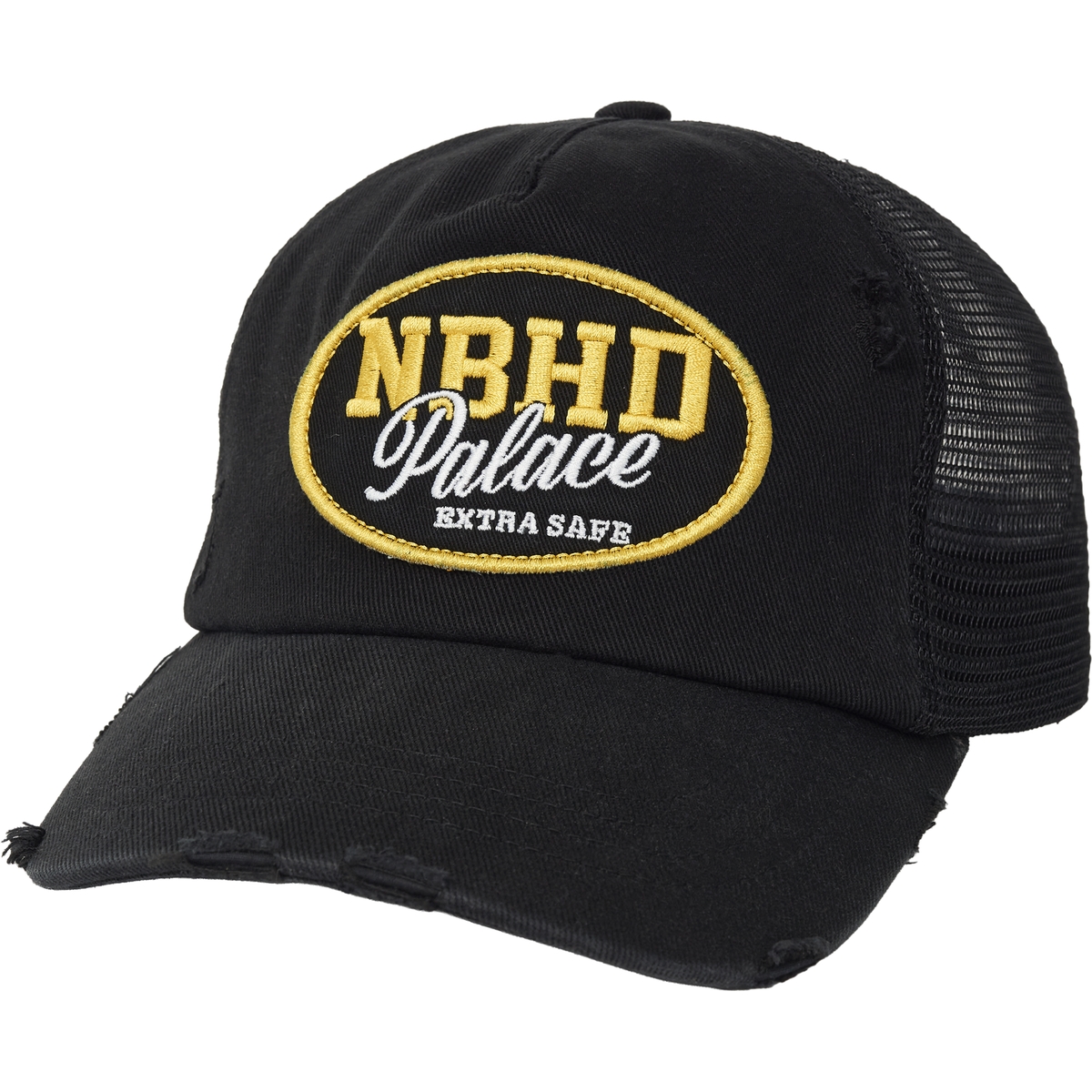 PALACE NEIGHBORHOOD MESH TRUCKER BLACK DENIM one color