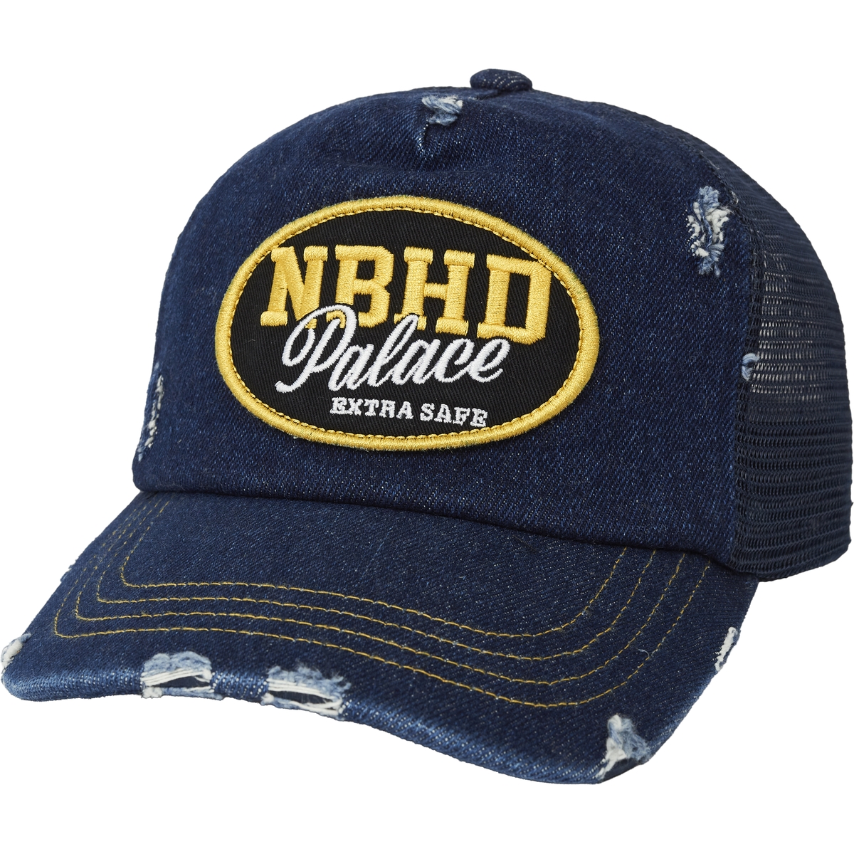 PALACE NEIGHBORHOOD MESH TRUCKER BLUE DENIM one color