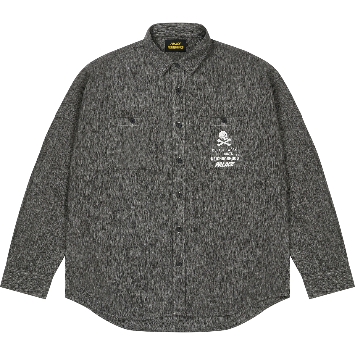 PALACE NEIGHBORHOOD SHIRT GREY one color
