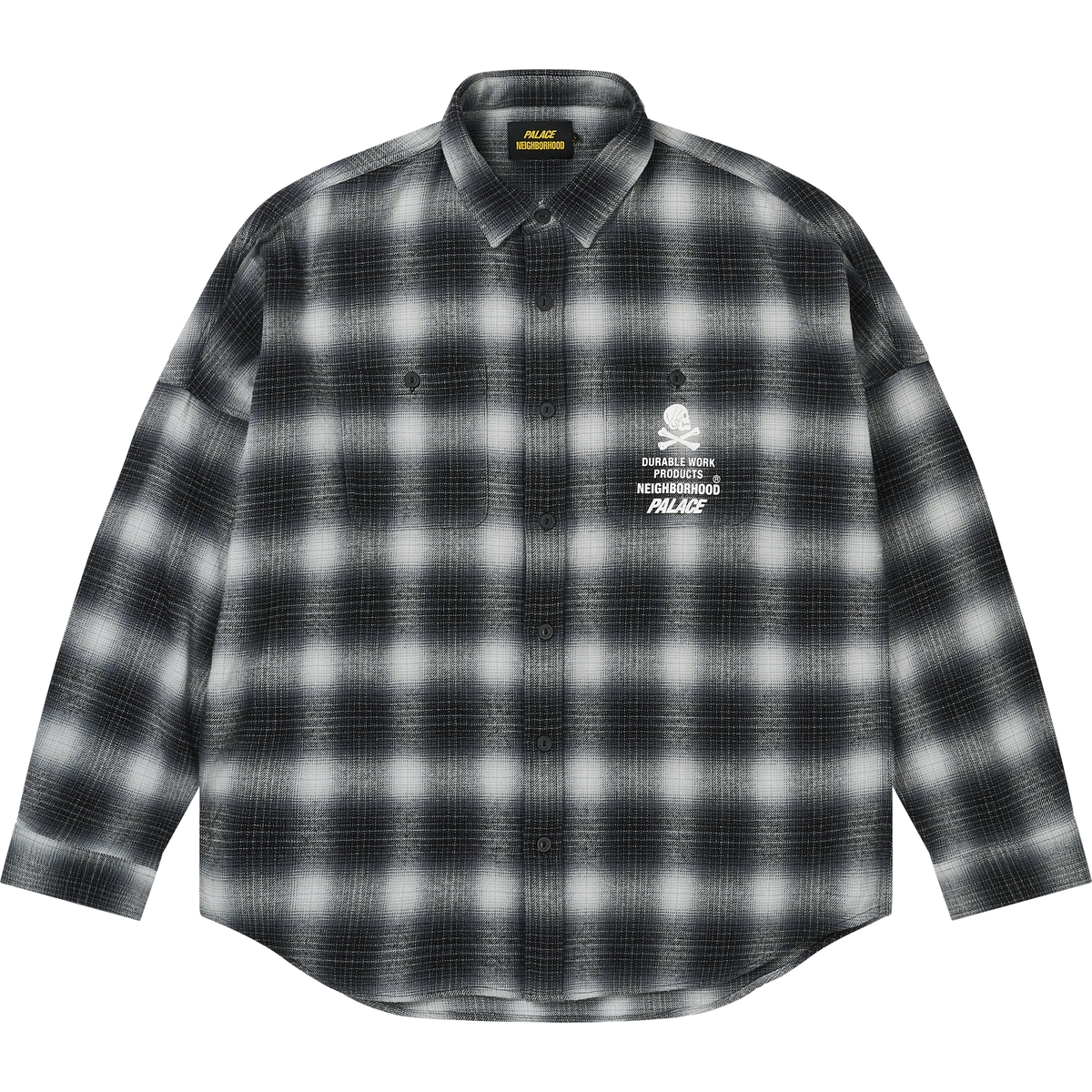 PALACE NEIGHBORHOOD SHIRT SALT PEPPER one color
