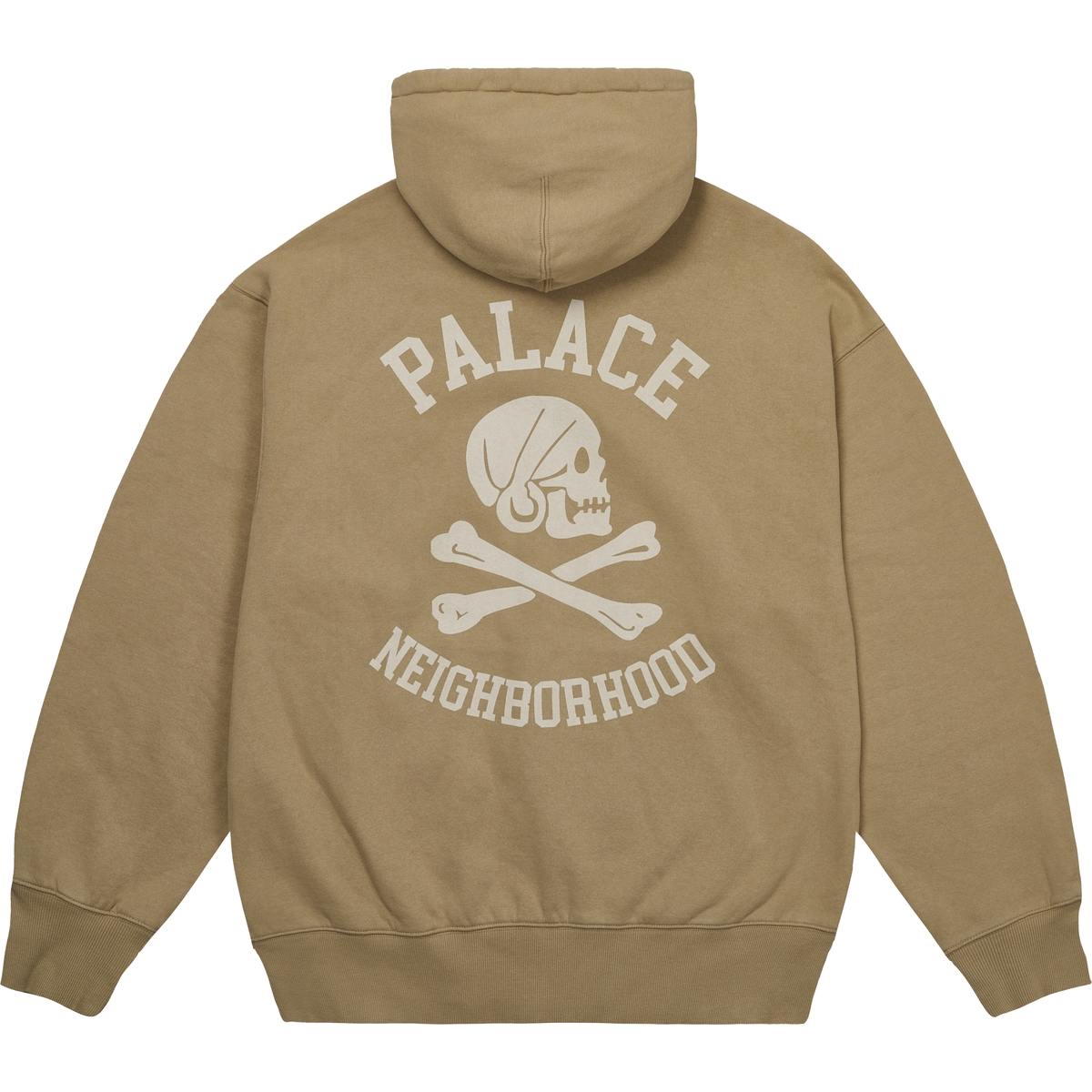 PALACE NEIGHBORHOOD SKULL ZIP HOOD INCENSE one color