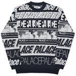 Thumbnail MULTI FONT KNIT BLACK / WHITE one color