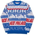 Thumbnail MULTI FONT KNIT BLUE / WHITE / RED one color
