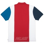 Thumbnail STRIPE PANEL POLO RED/WHITE/NAVY one color