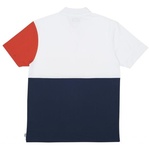 Thumbnail PIQUE POLO NAVY/ORANGE/WHITE one color