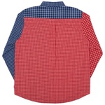 Thumbnail OVER SHIRT NAVY/RED 2 CHECK one color