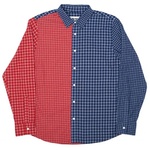 Thumbnail OVER SHIRT NAVY/RED 2 CHECK one color