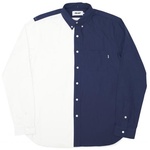 Thumbnail BOOJIE SHIRT NAVY/WHITE 2 TONE OXFORD one color