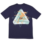 Thumbnail TRI-SPACED T-SHIRT PURPLE one color