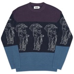 Thumbnail P STATUE KNIT PURPLE / BLACK one color