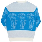 Thumbnail P STATUE KNIT WHITE / BLUE one color