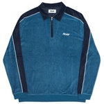 Thumbnail VELOUR HALF ZIP STORM GREY / BLACK one color