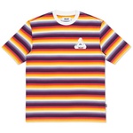 Thumbnail THIN STRIPE T-SHIRT PURPLE / ORANGE one color