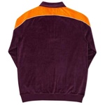 Thumbnail VELOUR HALF ZIP DARK PURPLE / ORANGE one color