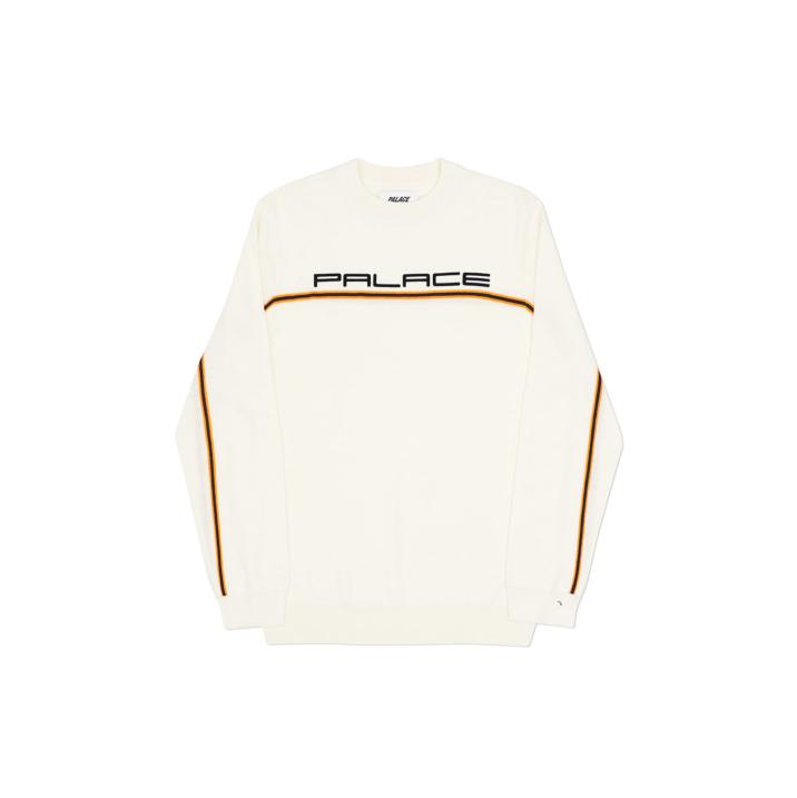 Thumbnail FADER PIPE KNIT WHITE / ORANGE one color