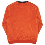 Thumbnail VELOUR CREW BURNT ORANGE one color