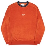 Thumbnail VELOUR CREW BURNT ORANGE one color