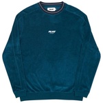 Thumbnail VELOUR CREW DEEP TEAL one color