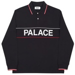 Thumbnail PALACE HANDLE LONGSLEEVE POLO BLACK one color