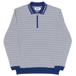 Thumbnail MACRO P HEAVY ZIP TOP BLUE / WHITE one color