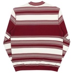 Thumbnail PIQUE YOUR NOSE CREW WHITE / BURGUNDY one color