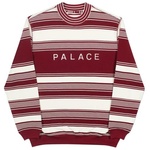 Thumbnail PIQUE YOUR NOSE CREW WHITE / BURGUNDY one color