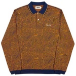 Thumbnail WAVED POLO NAVY / ORANGE one color