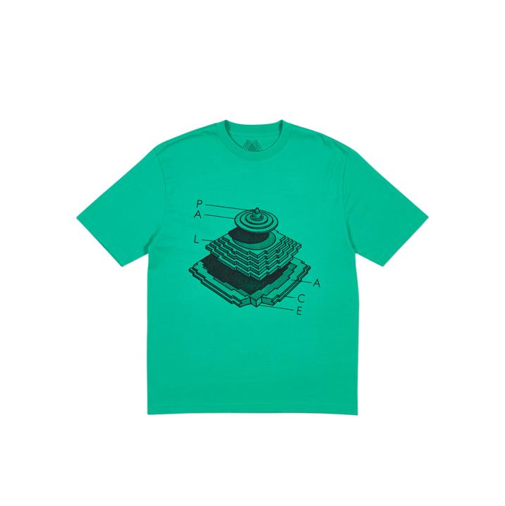 PYRAMIDAL T-SHIRT POOL GREEN one color