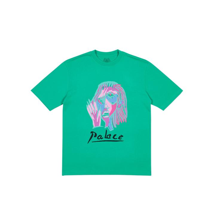 SIGNATURE T-SHIRT POOL GREEN one color