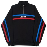 Thumbnail S-LINE 1/4 ZIP BLACK one color