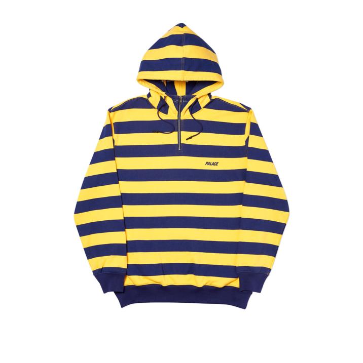 Thumbnail TRI-STRIPE-ZIP HOOD YELLOW / NAVY one color