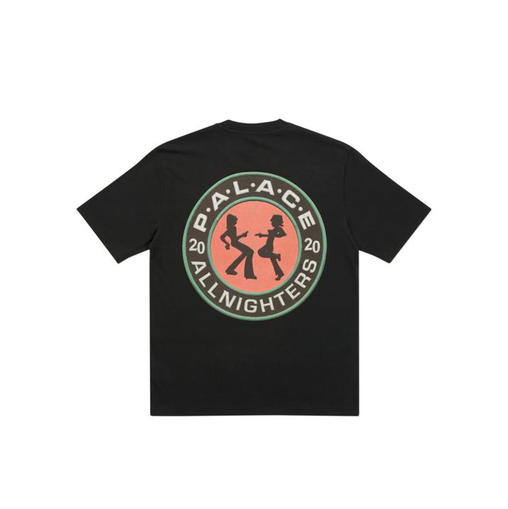 ALL NIGHTERS T-SHIRT BLACK one color